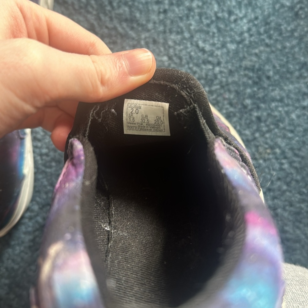 Girls Galaxy slip on Vans - Picture 2 of 3